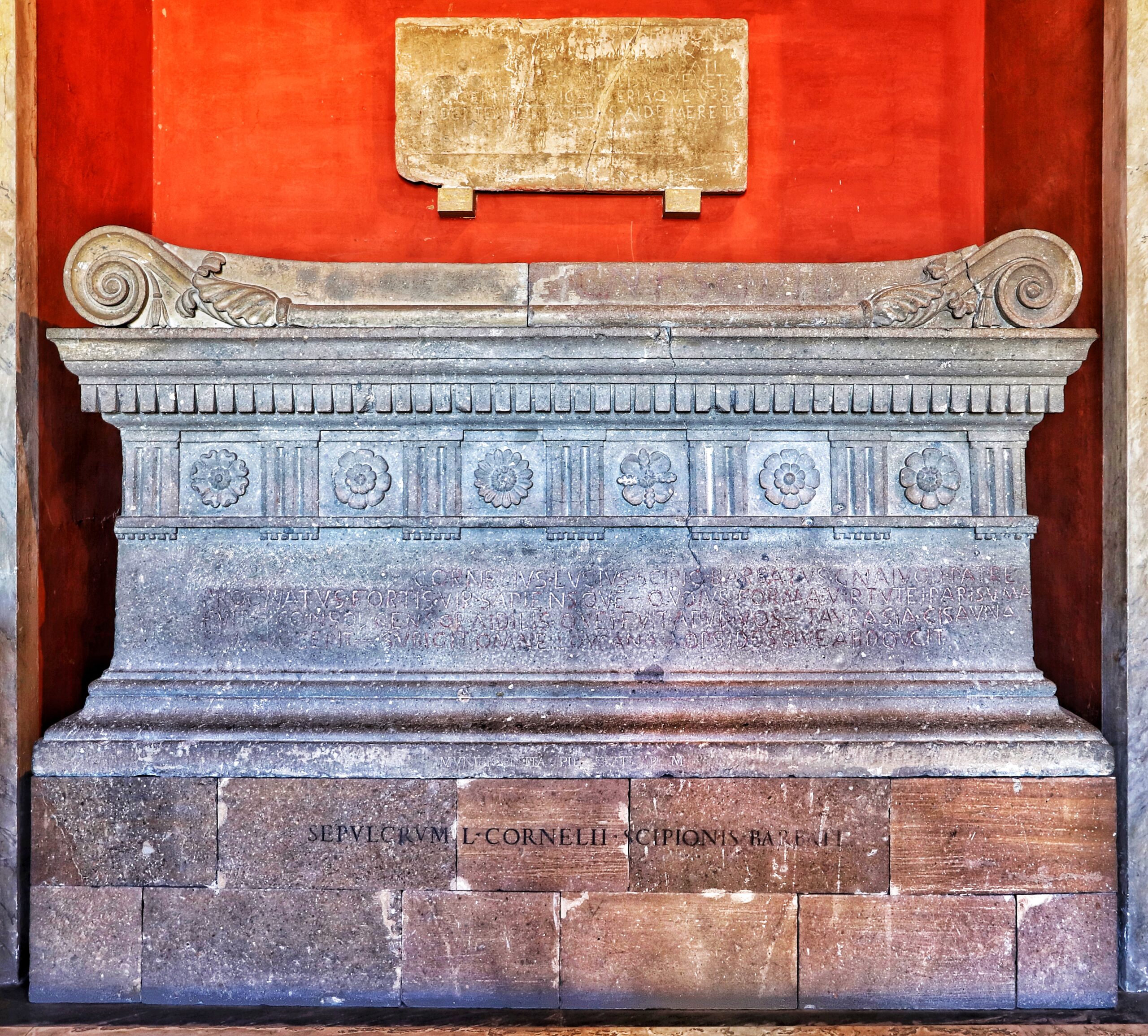 Lucius Cornelius Scipio Barbatus sarcophagus ancient Rome 298 BCE