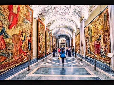 Gallery of Tapestries Galleria degli Arazzi Vatican Apostolic Palace Flemish Roman tapestries