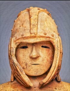 Kofun Period Haniwa Figures ancient Japanese terracotta clay burial mound sculpture