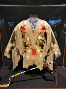 Lakota Ghost Dance Shirts painted buckskin muslin symbols stars eagles buffalo