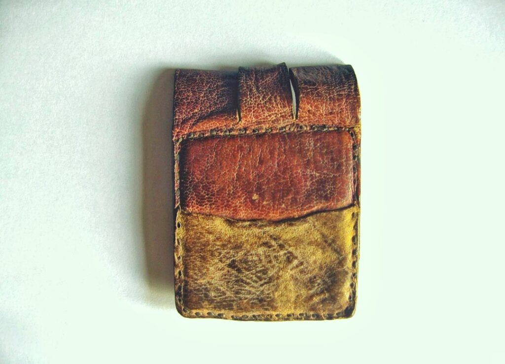 West African protective amulets gris-gris leather pouch carried by traders for financial protection