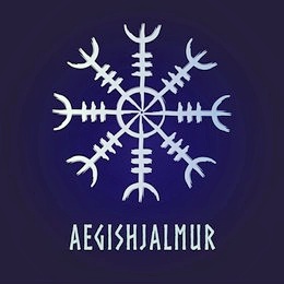 ancient object warriors carried Aegishjalmur Helm of Awe Norse runic symbol battle protection