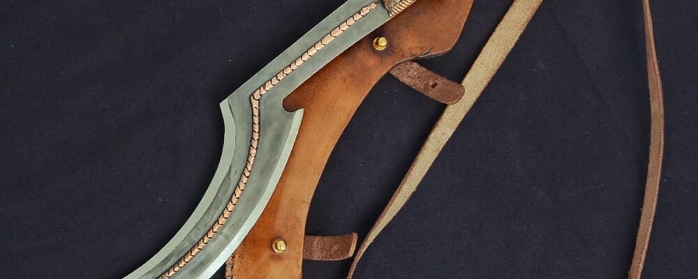 sacred artifact kings used Khopesh ancient Egyptian curved sword pharaoh Tutankhamun Cairo Museum